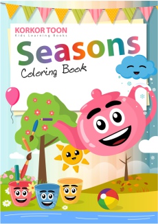 Seasons Coloring Book