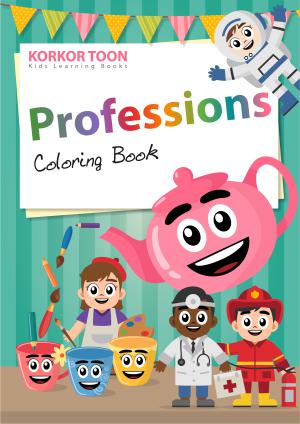 Professions Coloring Book - korkortoon.com