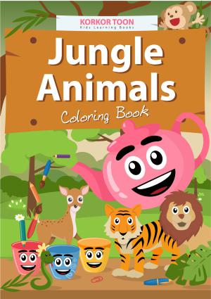 Jungle Animals Coloring Book
