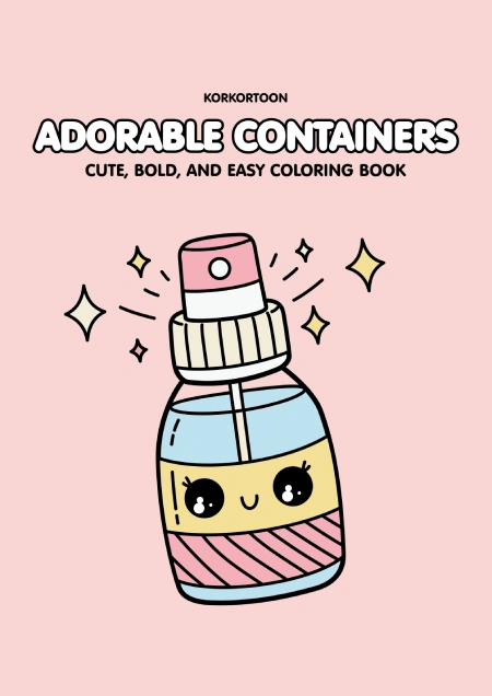 Adorable Containers Coloring Book