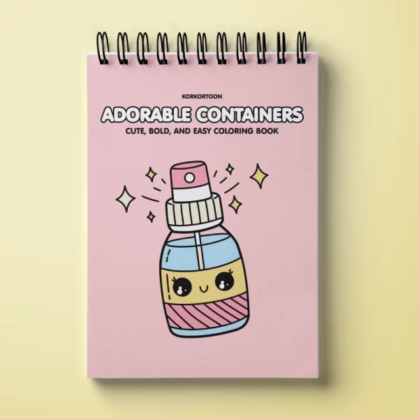 كتاب تلوين Adorable Containers